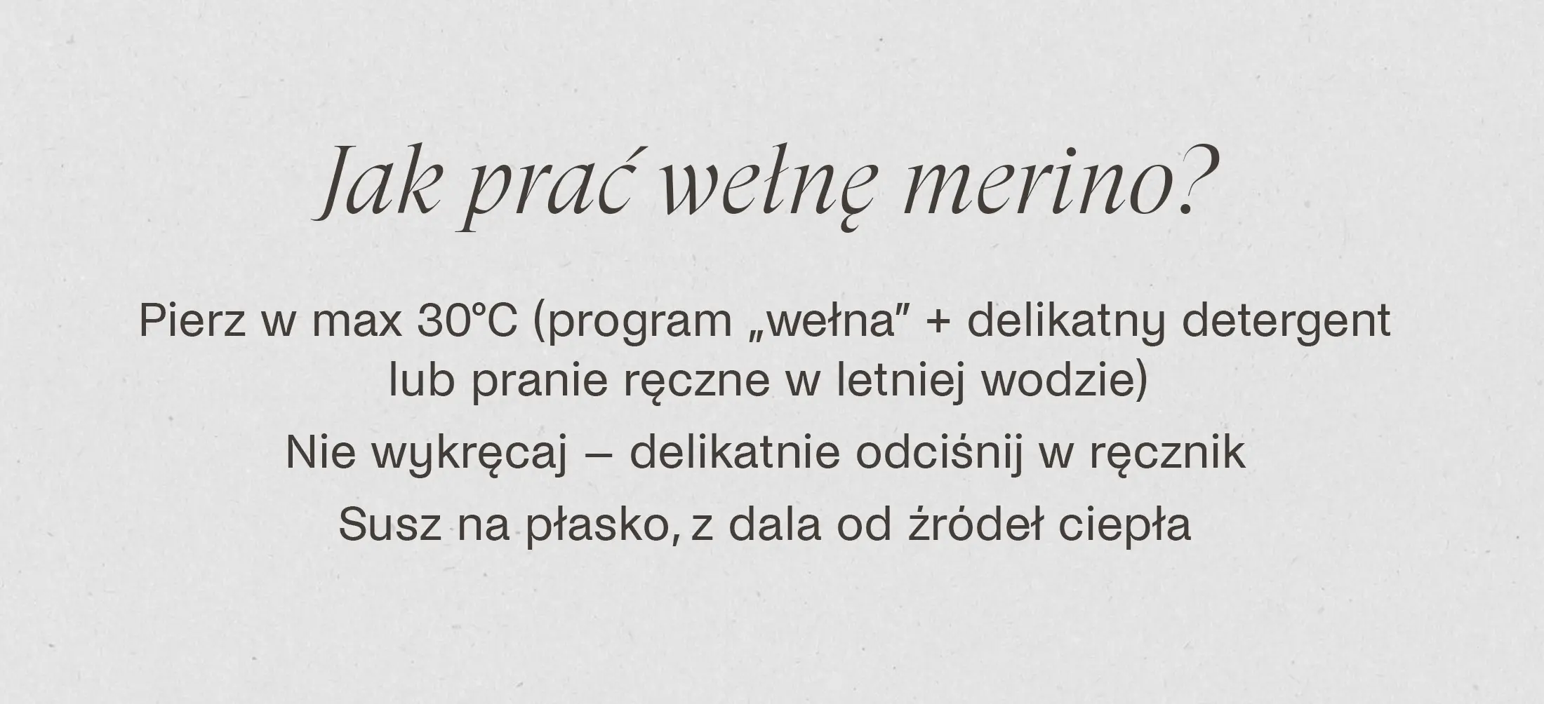 infografika 3 Jak prać wełnę merino?